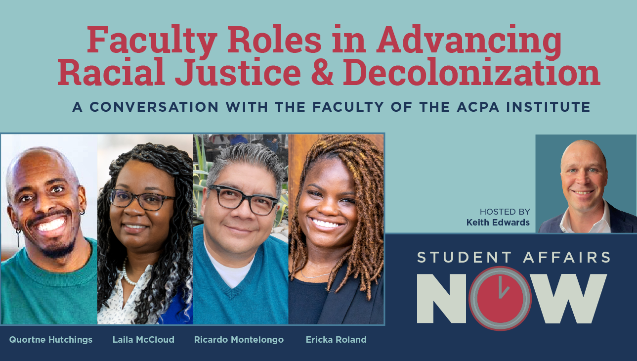 Faculty Roles in Advancing Racial Justice and Decolonization - Student ...