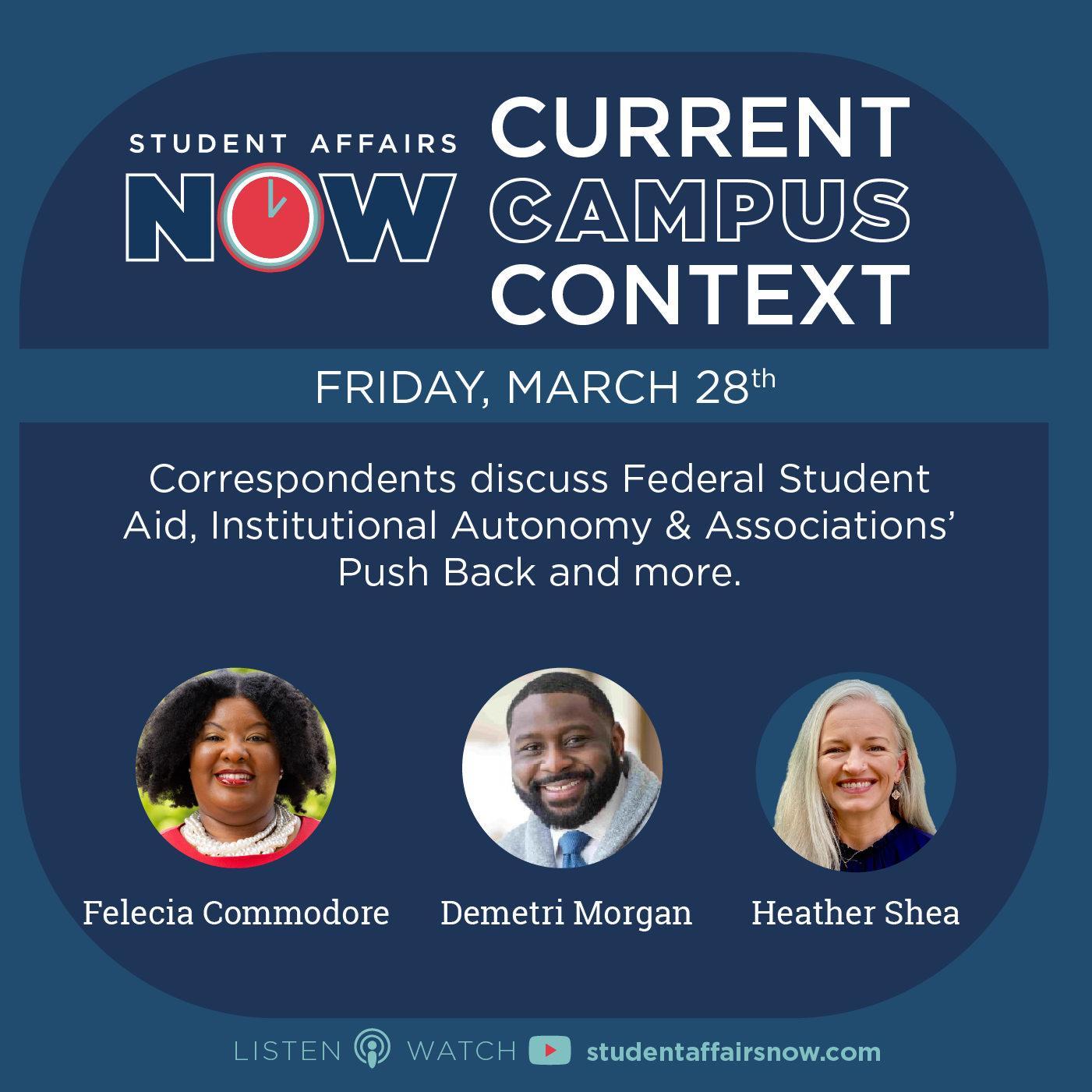 Current Campus Context: Federal Student Aid, Institutional Autonomy & Associations’ Push Back episode artwork