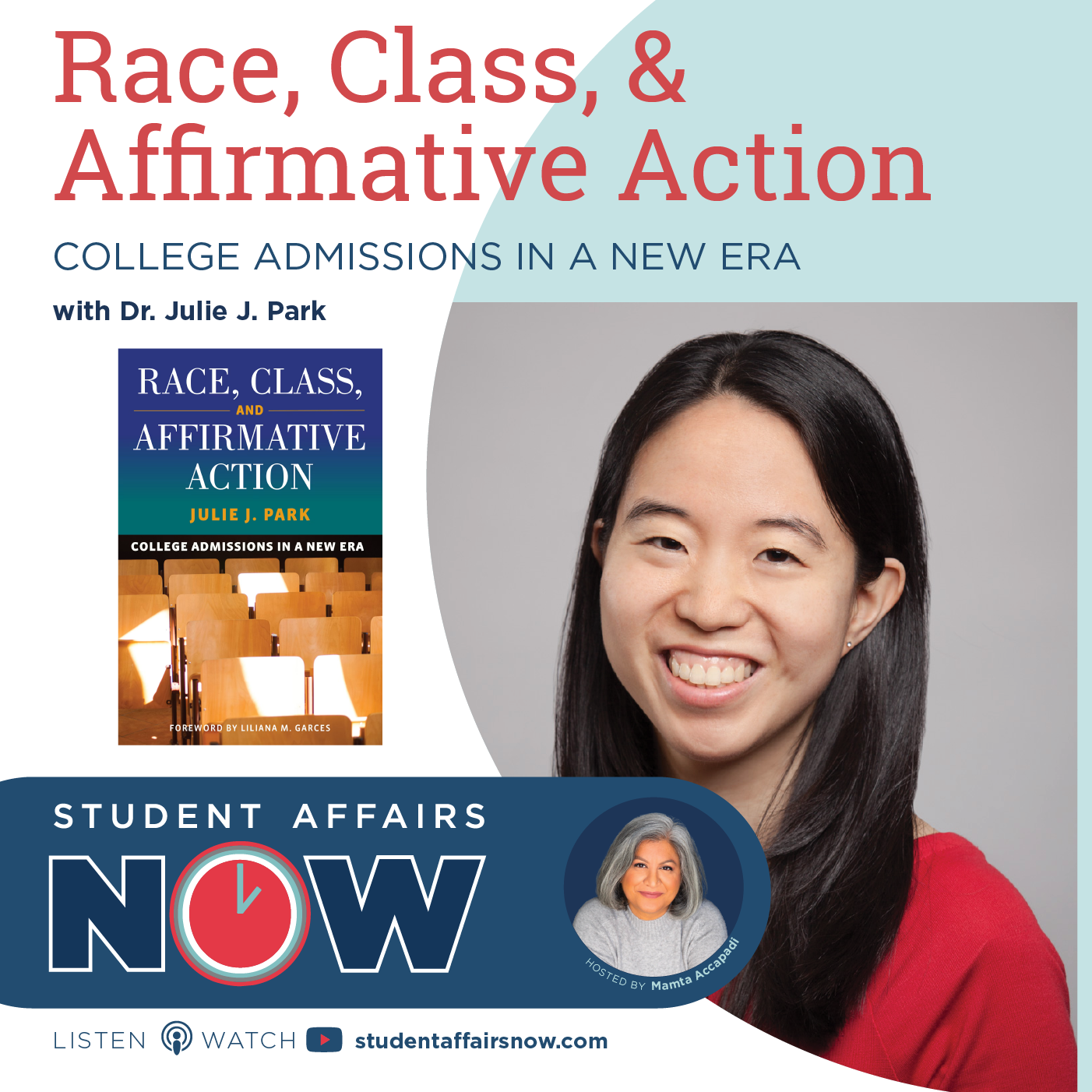 A Conversation with Dr. Julie J. Park: Race, Class, Affirmative Action: College Admissions in a New Era episode artwork