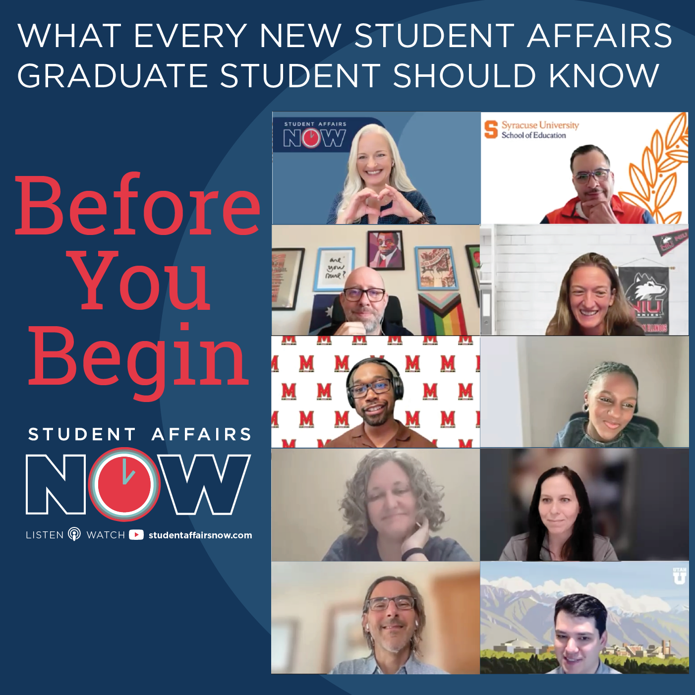 Before You Begin: What Every New Student Affairs Graduate Student Should Know episode artwork